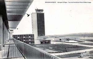 Maison-Blanche - Aeroport d'Alger - Tour Controles et Piste atterrissages - 1960